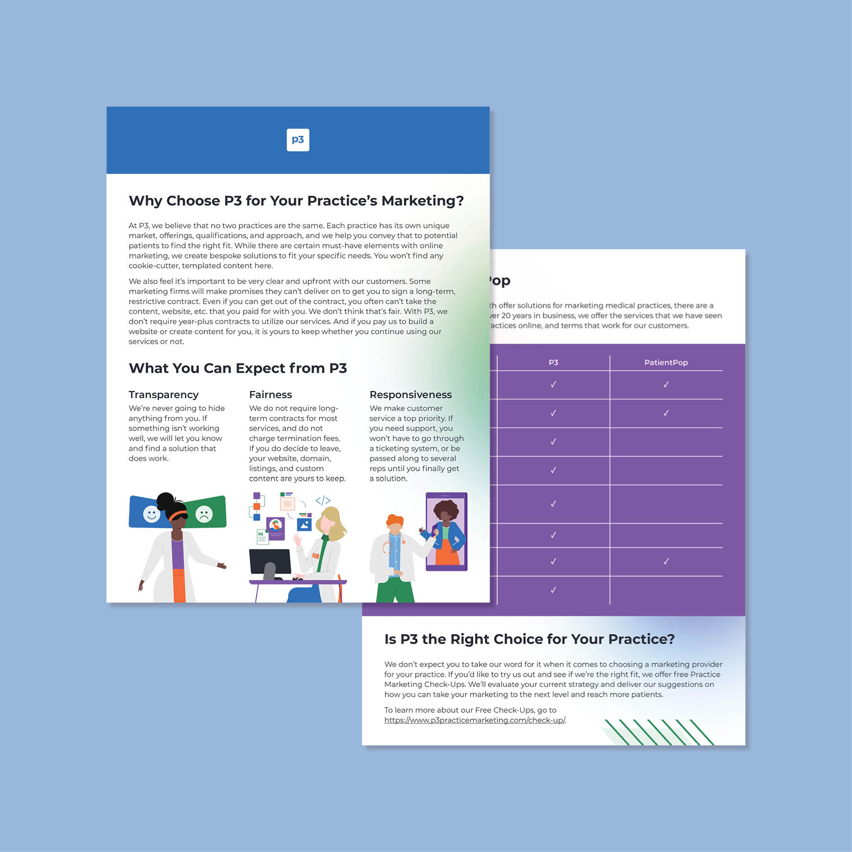 P3 Practice Marketing Sell Sheet